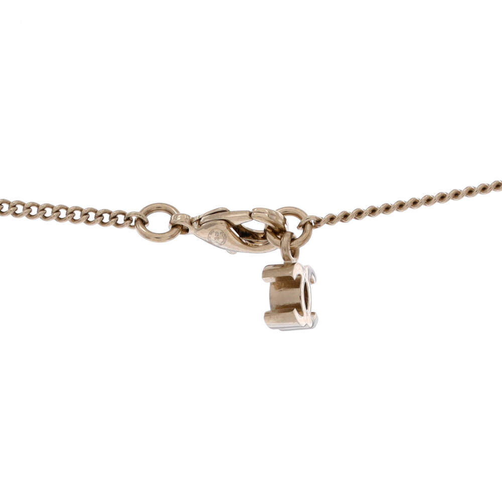 Chanel CC Diamond Pendant Necklace Metal and Crystals - Picture 3 of 3